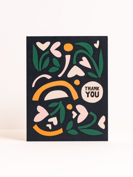 Flower Garden thank you card