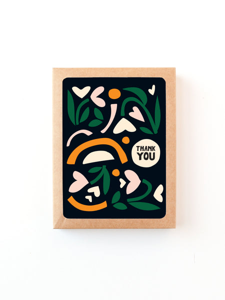 Flower Garden thank you card