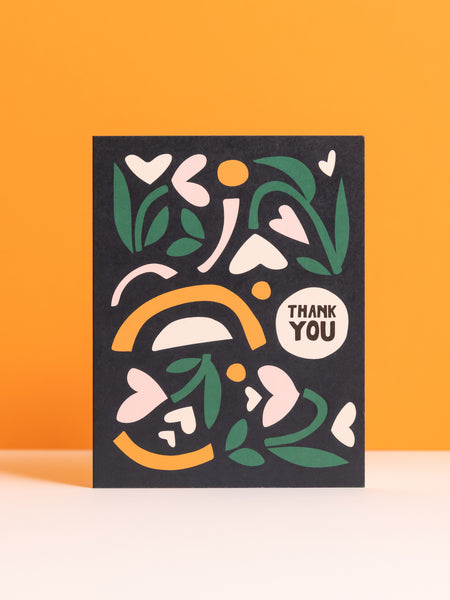 Flower Garden thank you card