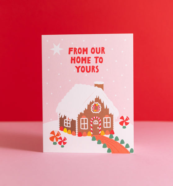 Gingerbread House holiday card