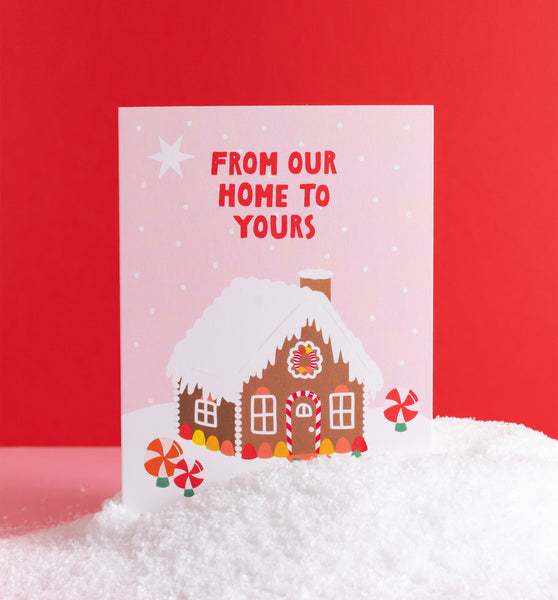 Gingerbread House holiday card