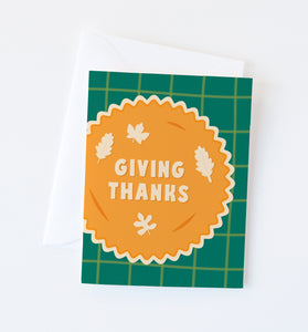 Giving Thanks card