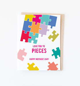 Love You to Pieces card