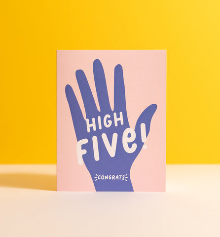 High Five! congratulations card