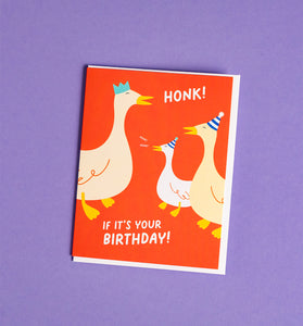 Birthday Honk greeting card