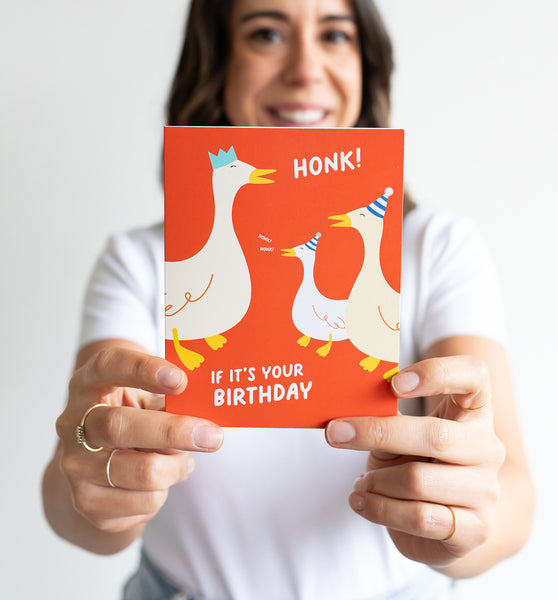 Birthday Honk greeting card