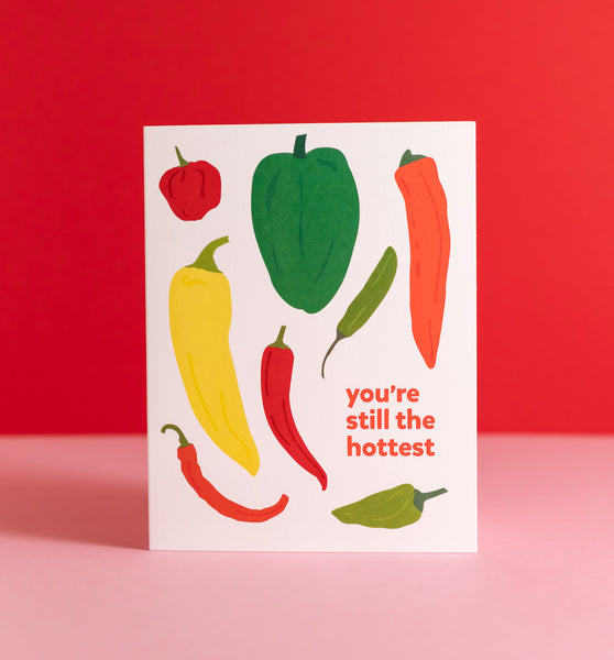 Hottest Chile love & anniversary card