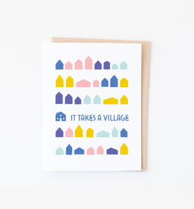 It Takes A Village many occasion card