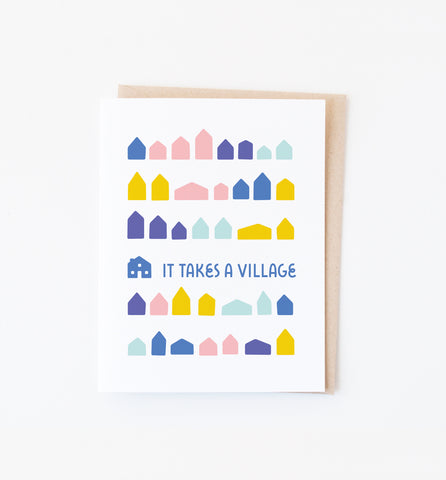 It Takes A Village many occasion card