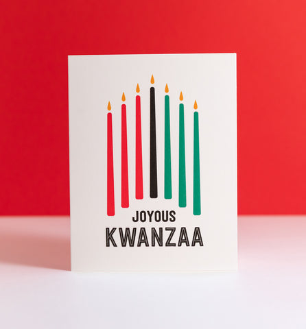 Joyous Kwanzaa holiday card