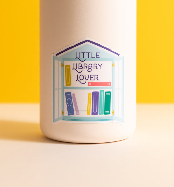 Little Library Lover sticker