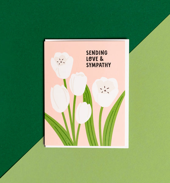 Love & Sympathy floral card