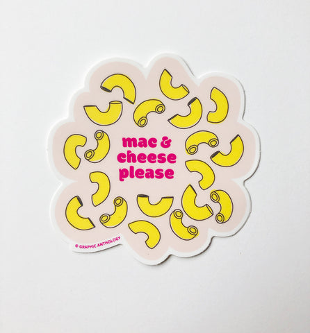 Mac & Cheese Please sticker