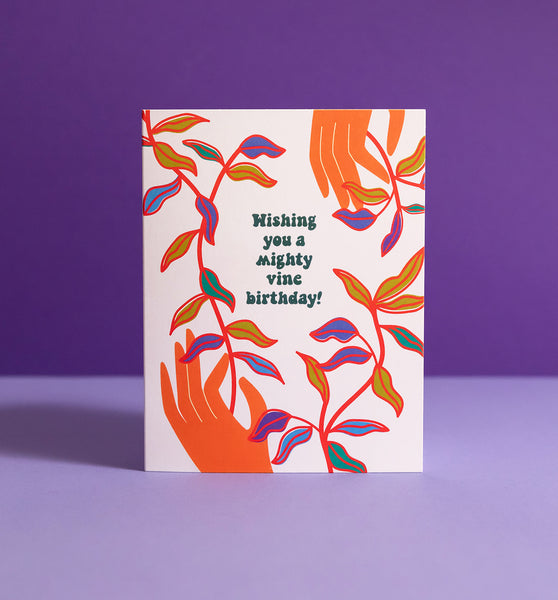 Mighty Vine Birthday greeting card