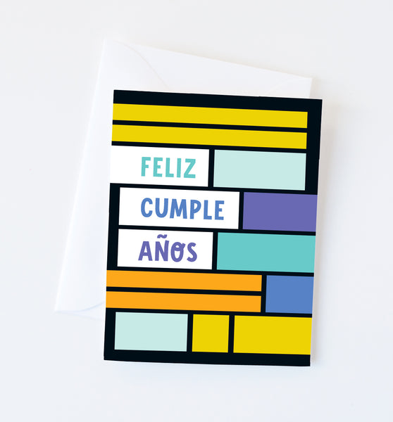 Mod Cumpleaños Spanish birthday card