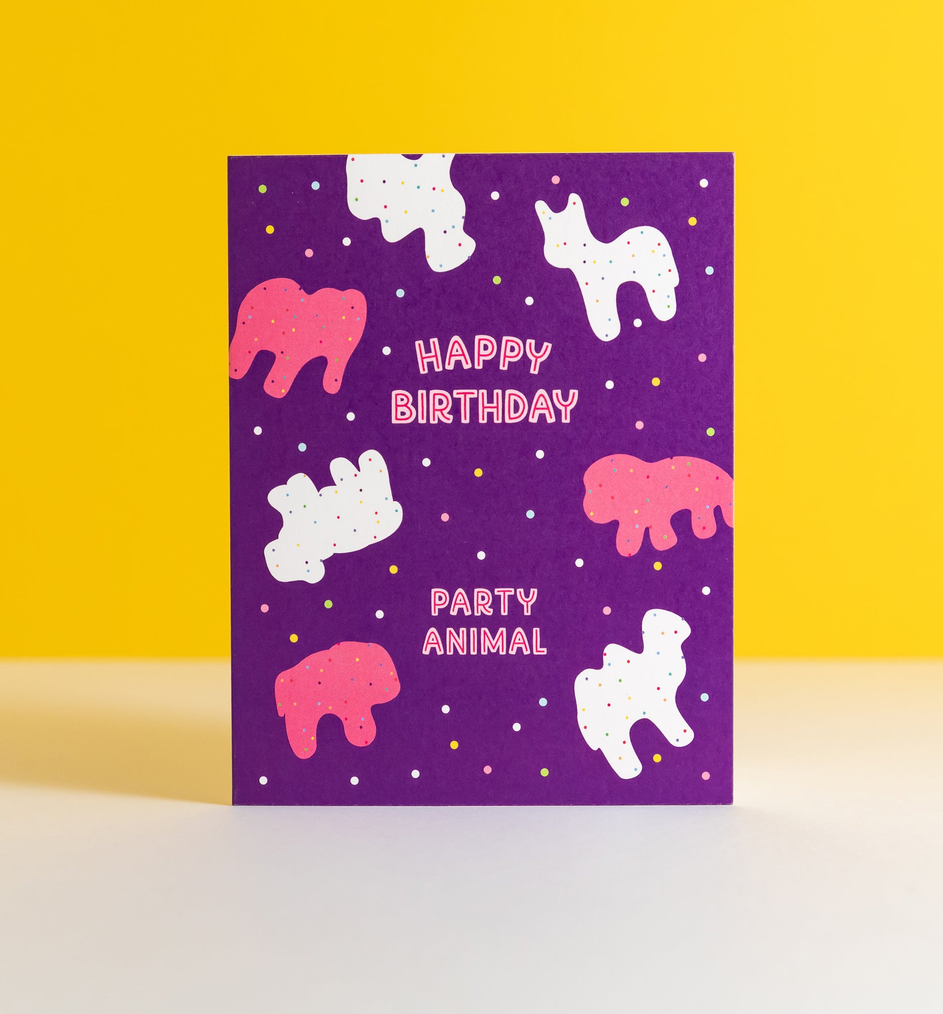 Party Animals birthday card