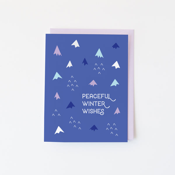 Peaceful Winter holiday card