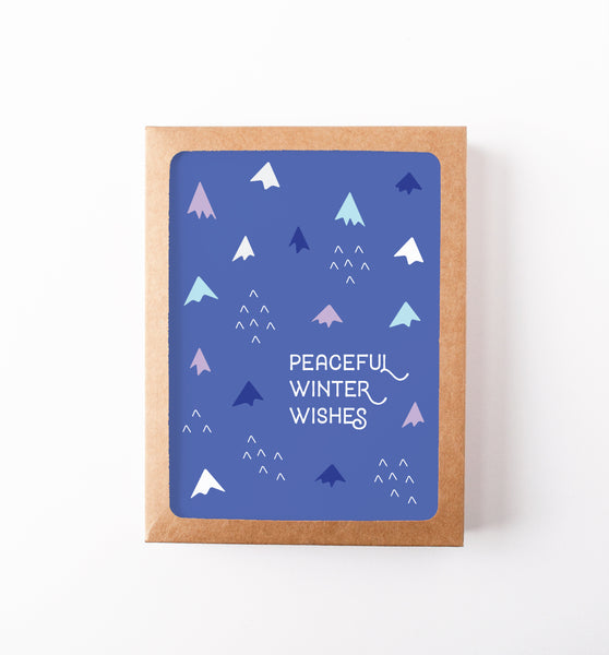 Peaceful Winter holiday card