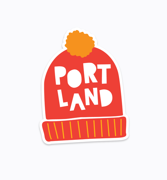 Portland Beanie sticker