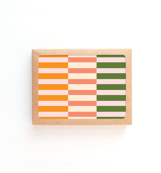 Portofino Stripe Notecard