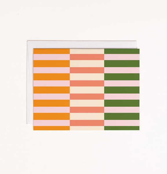 Portofino Stripe Notecard