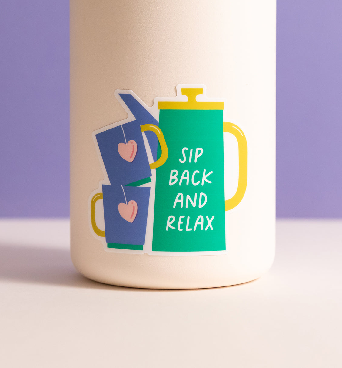 Sip Back and Relax sticker