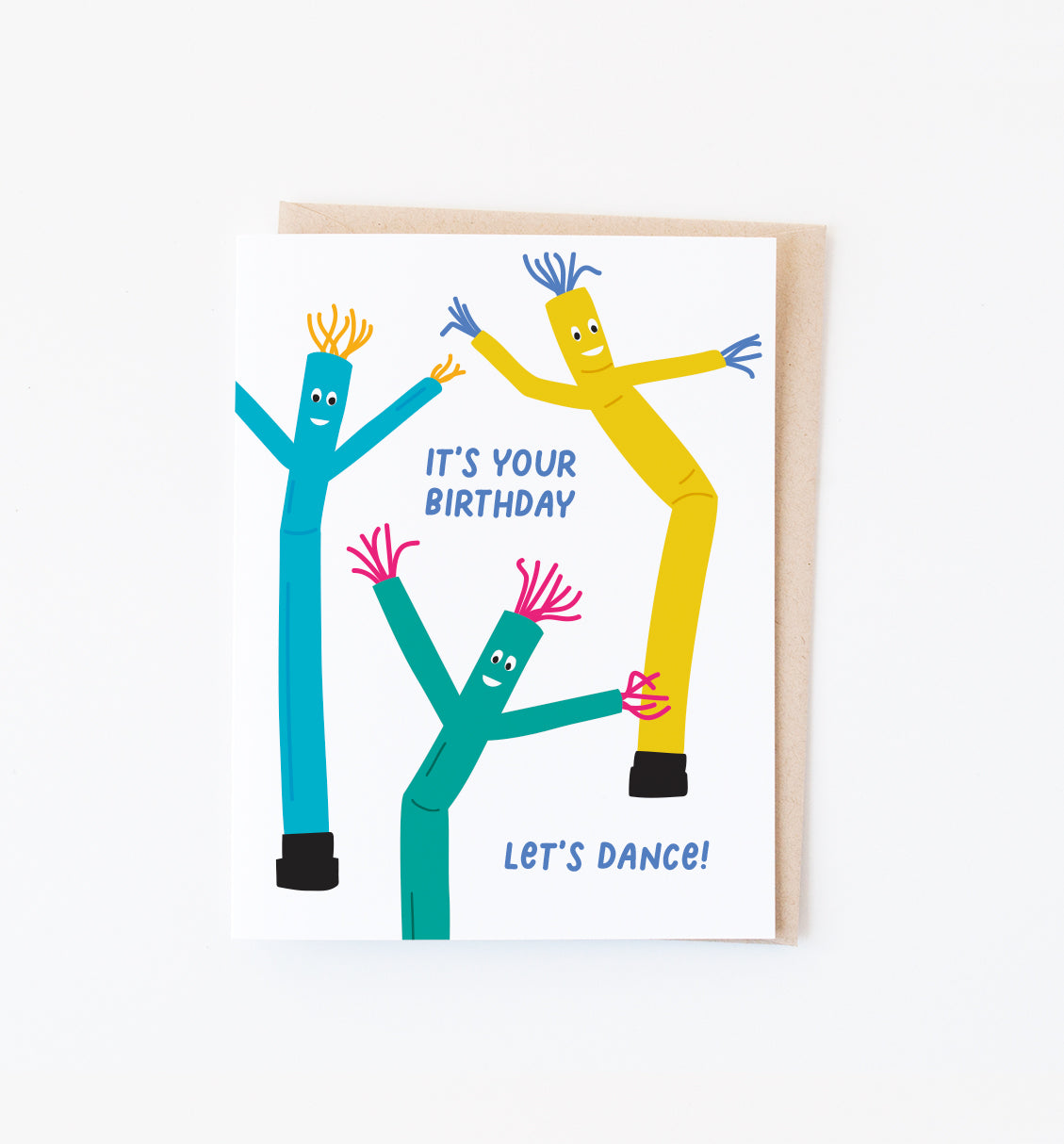 Inflatable Air Dancers birthday card