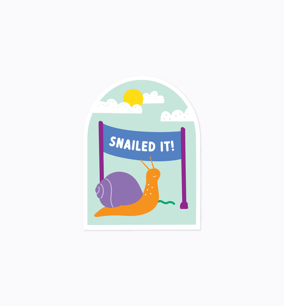 Snailed It! sticker