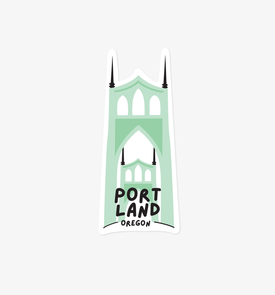 St. Johns bridge Portland sticker