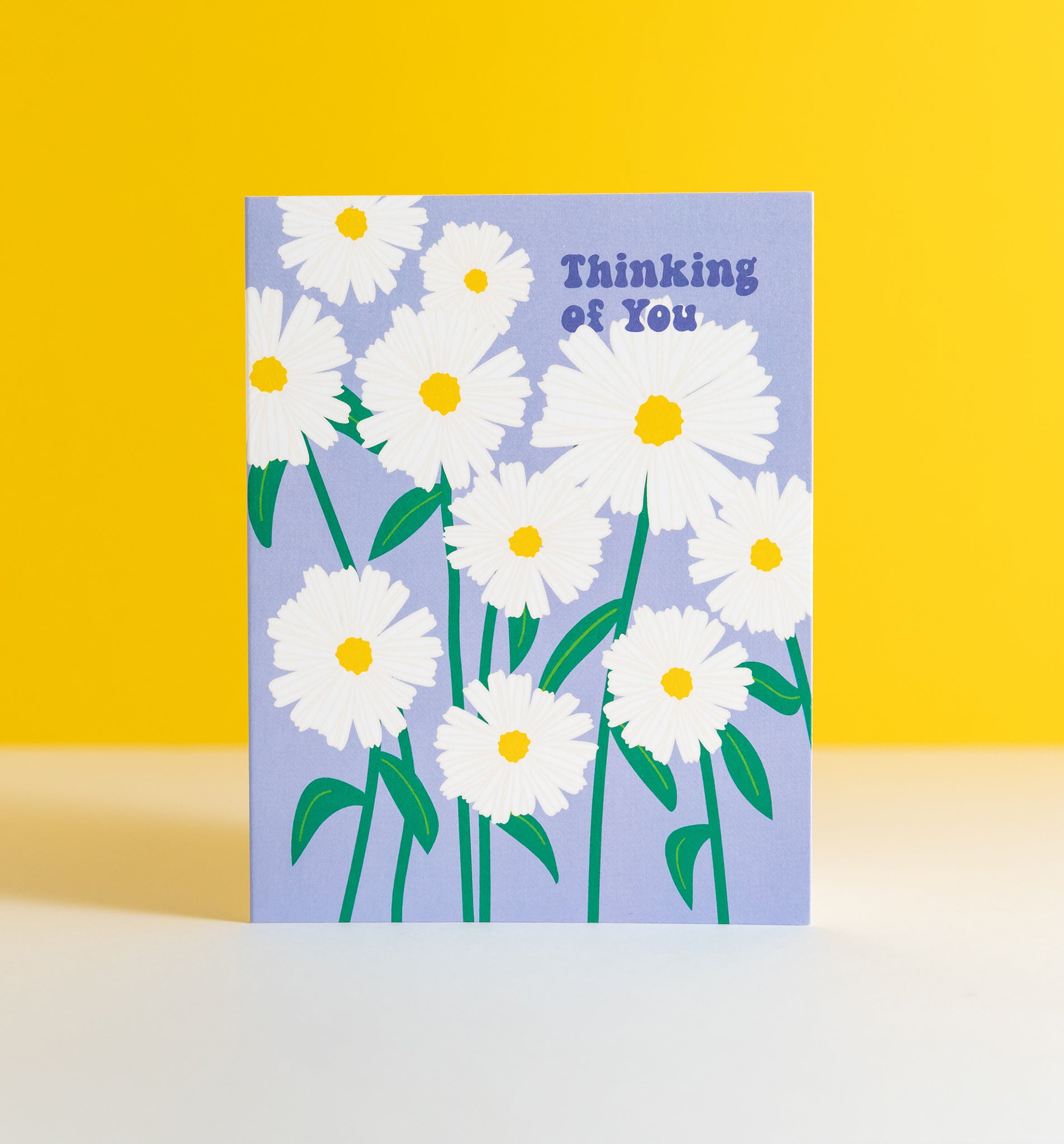 Thinking of Asters floral greeting card