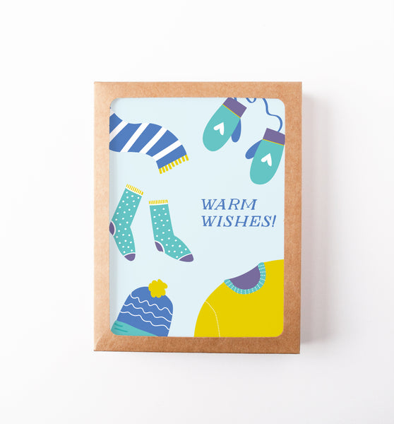 Warm Wishes holiday card