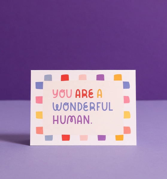 Wonderful Human mini card