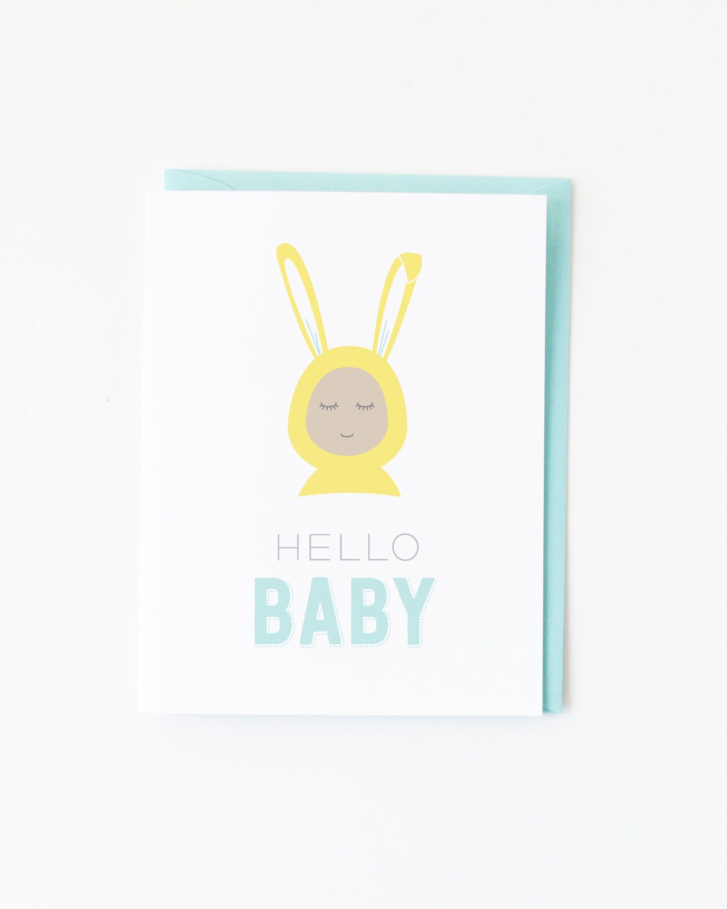 Hello Baby Bunny card