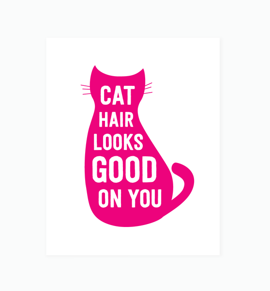 Cat Hair art print