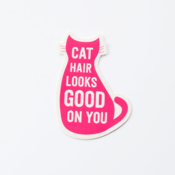 Cat Hair vinyl sticker