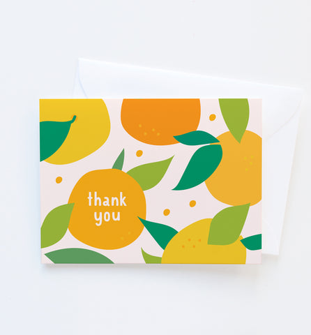 Citrus Grove thank you card