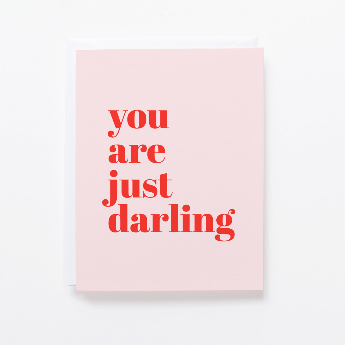 Just Darling card