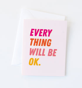 Everything OK card