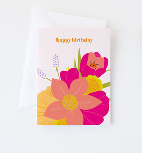 Floral Birthday card