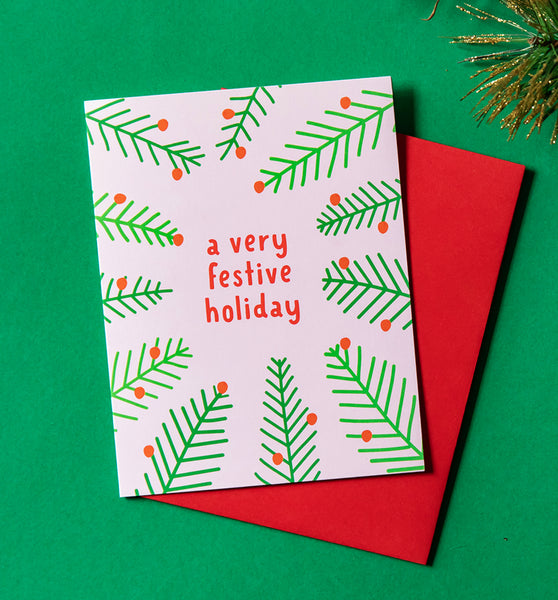Festive Holiday card