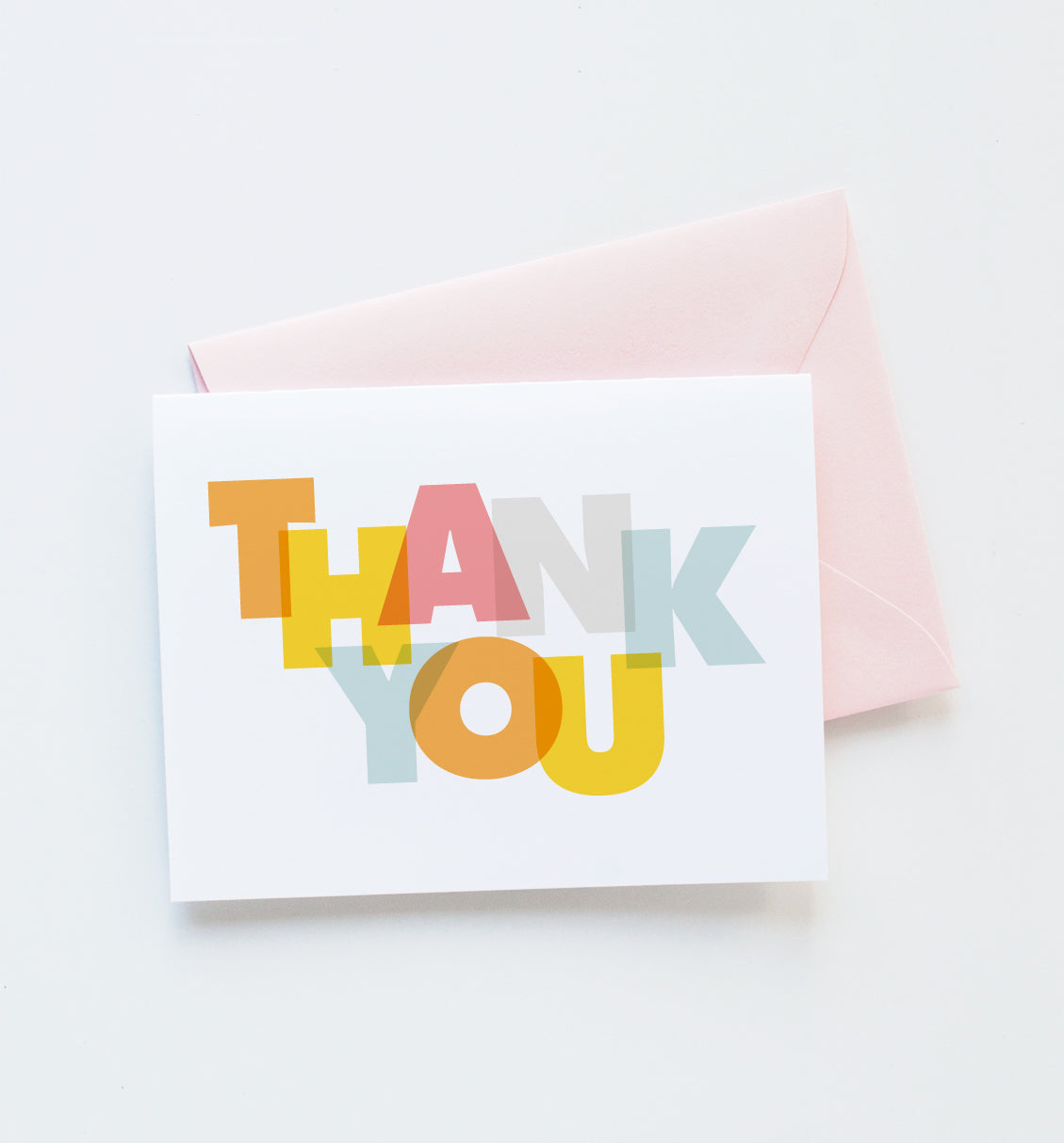 Thankoo Modern thank you greeting card – Graphic Anthology