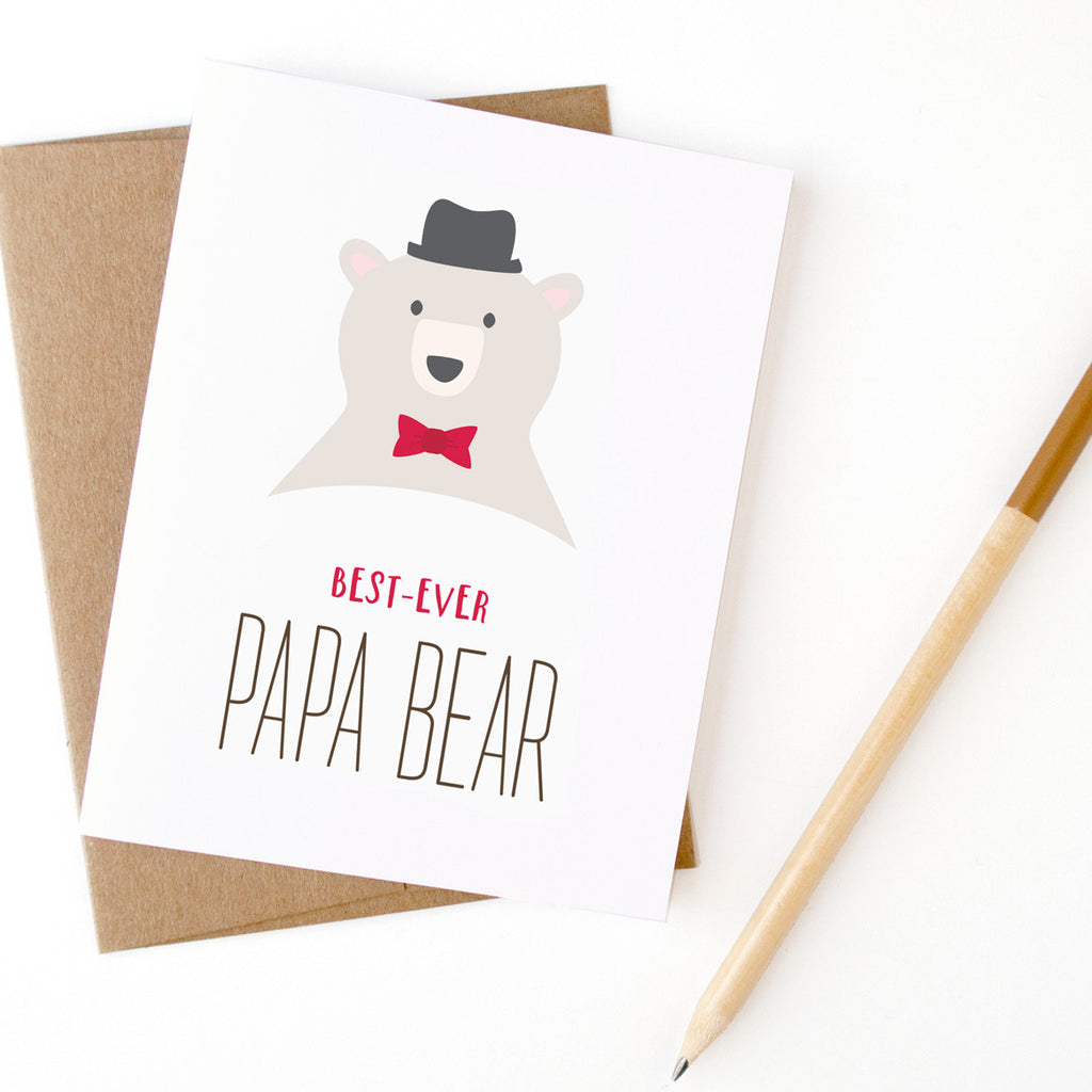 Papa Bear Father's Day card – Graphic Anthology