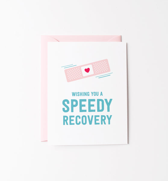 Speedy Recovery greeting card