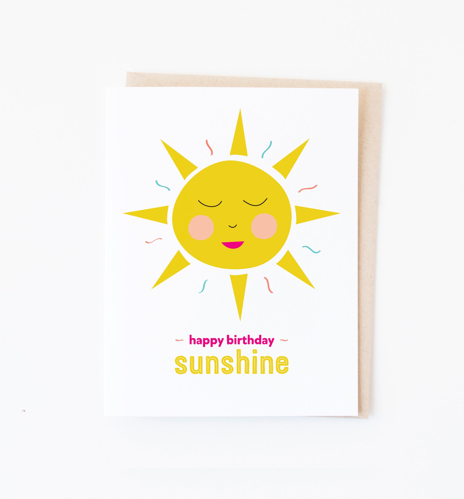 Sunshine Birthday card