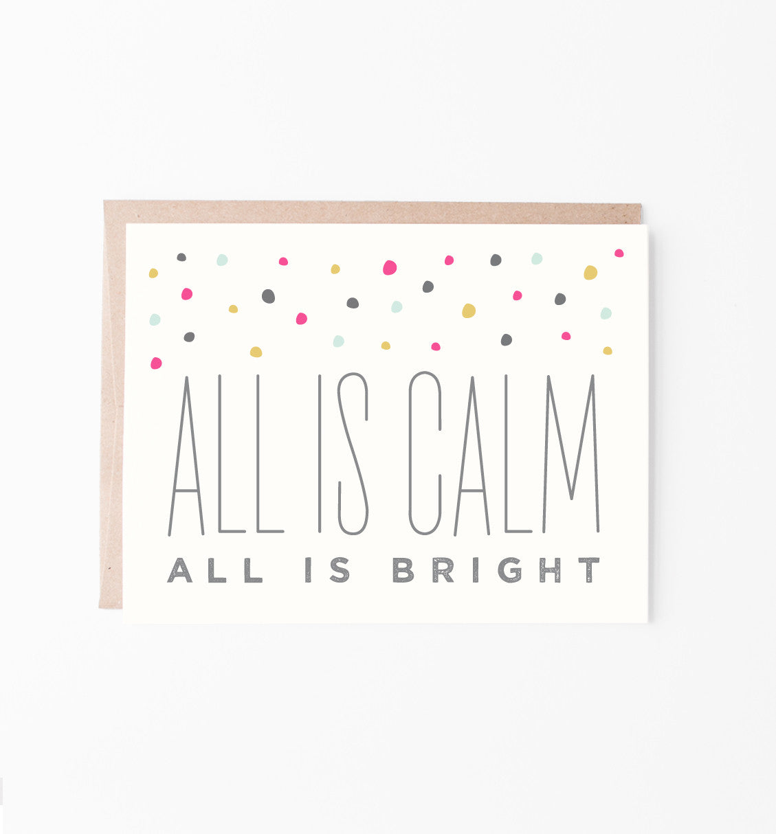 All is Bright holiday card