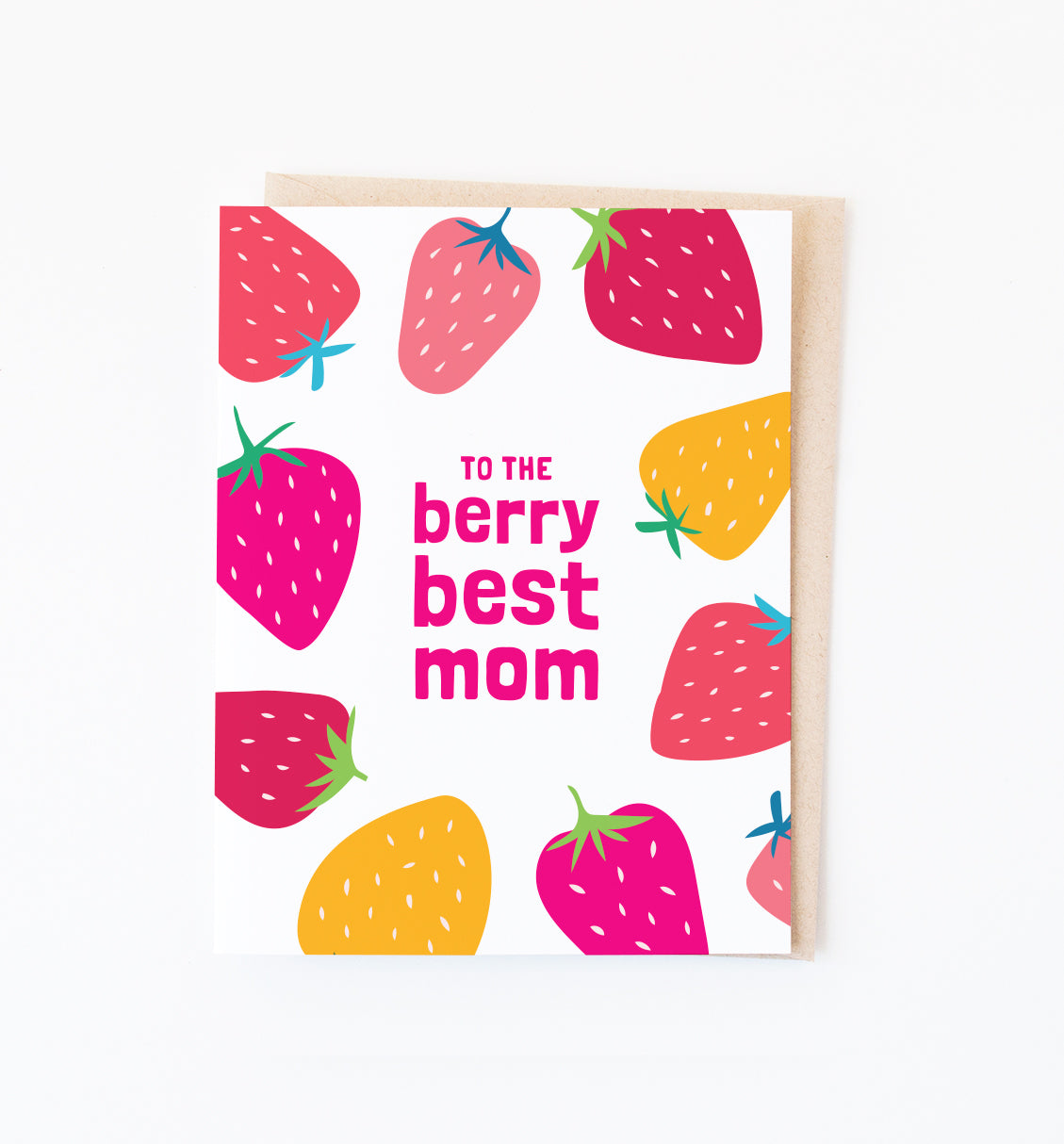 Berry Best Mom card