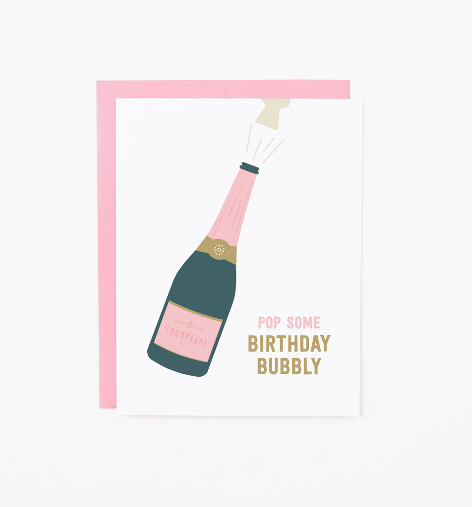 champagne pop birthday