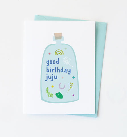 Birthday Juju card