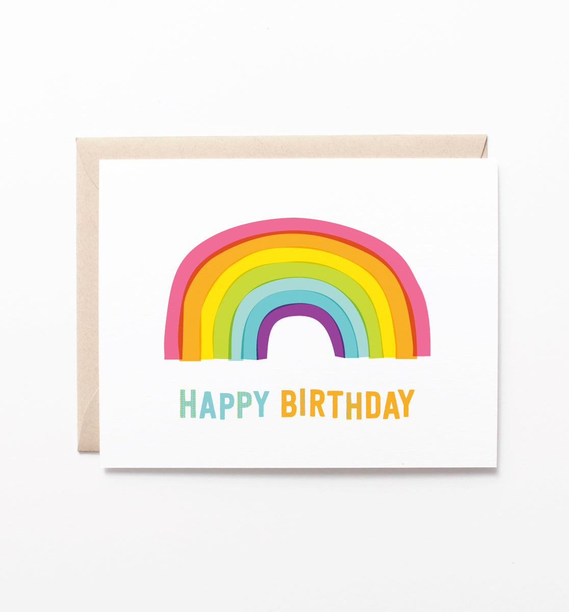 Birthday Rainbow greeting card – Graphic Anthology