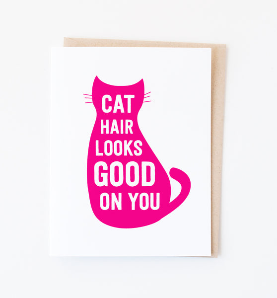 Cat Hair card | funny all occasion card